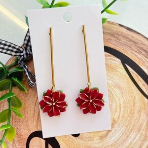 Polymer clay earrings | Christmas